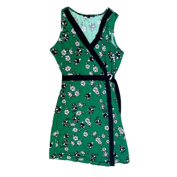 (6 for $25) Adrienne Vittadini Sleeveless Faux Surplice Dress Size Small - Picture 5 of 6